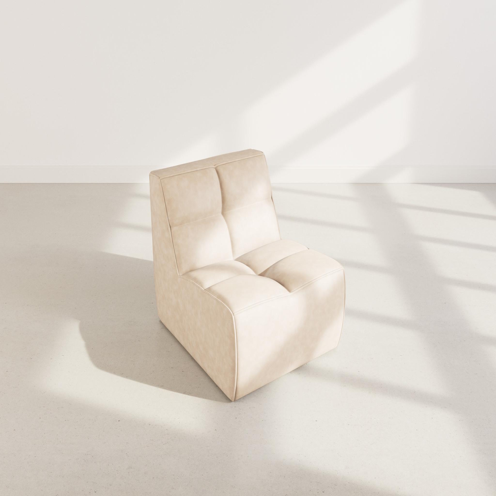 Voir la diapositive 3 : LISA DESIGN Alya - module d'assise en simili