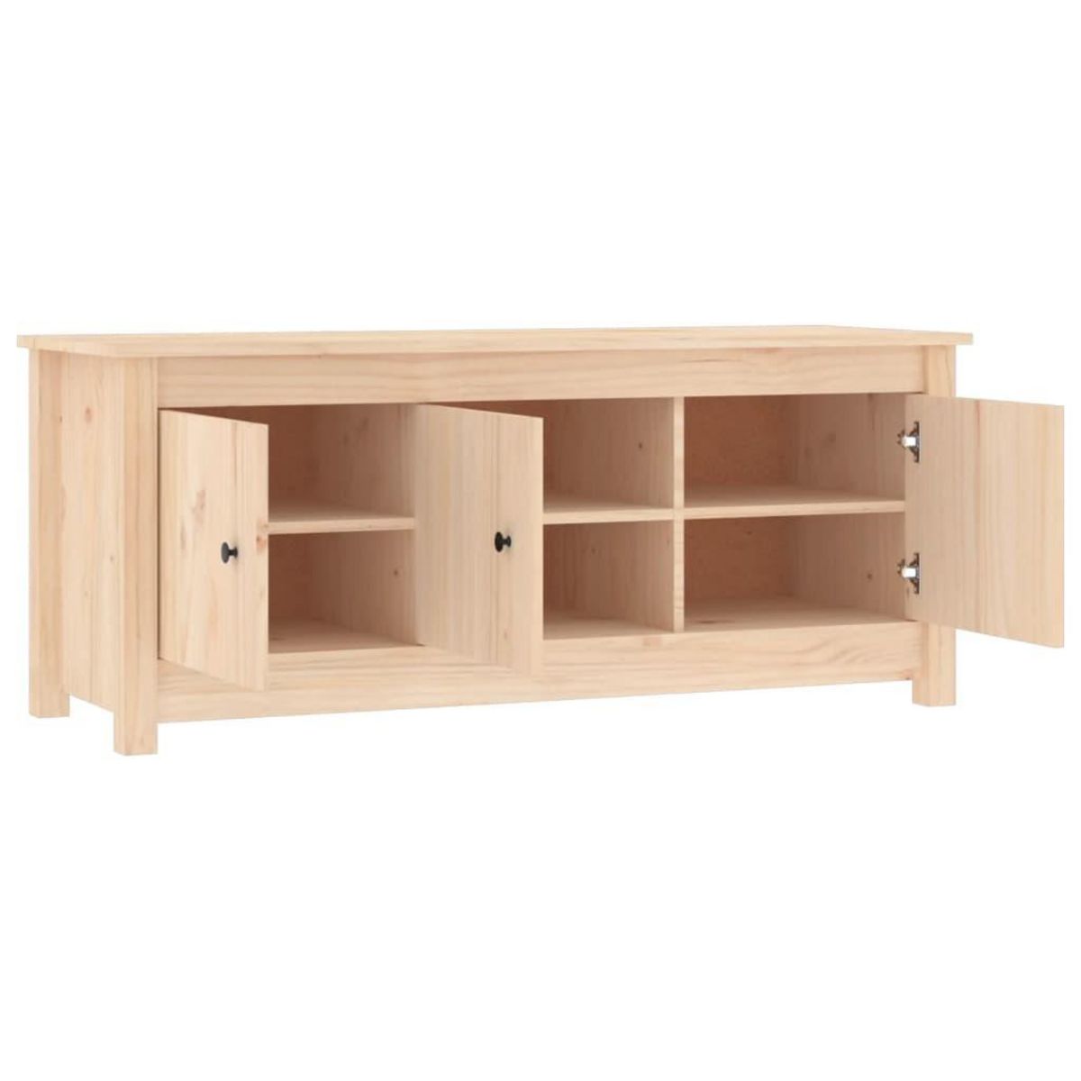 VIDAXL Armoire a chaussures 110x38x45,5 cm Bois de pin massif