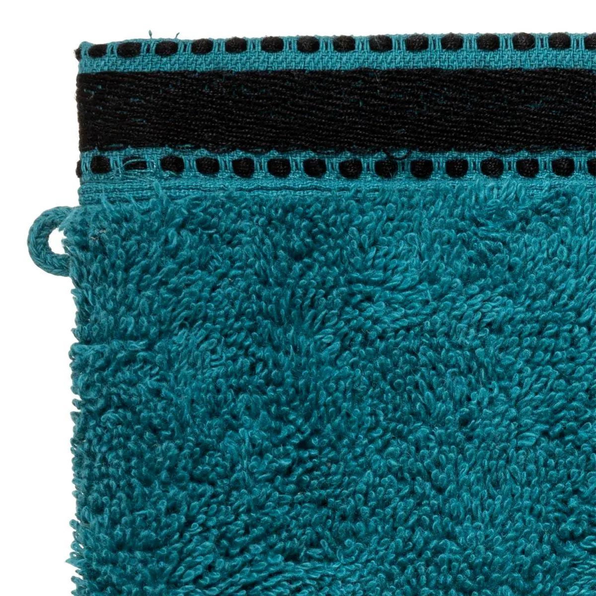 Voir la diapositive 2 : ATMOSPHERA Lot de 2 gants de toilette  joia  15x21cm bleu canard