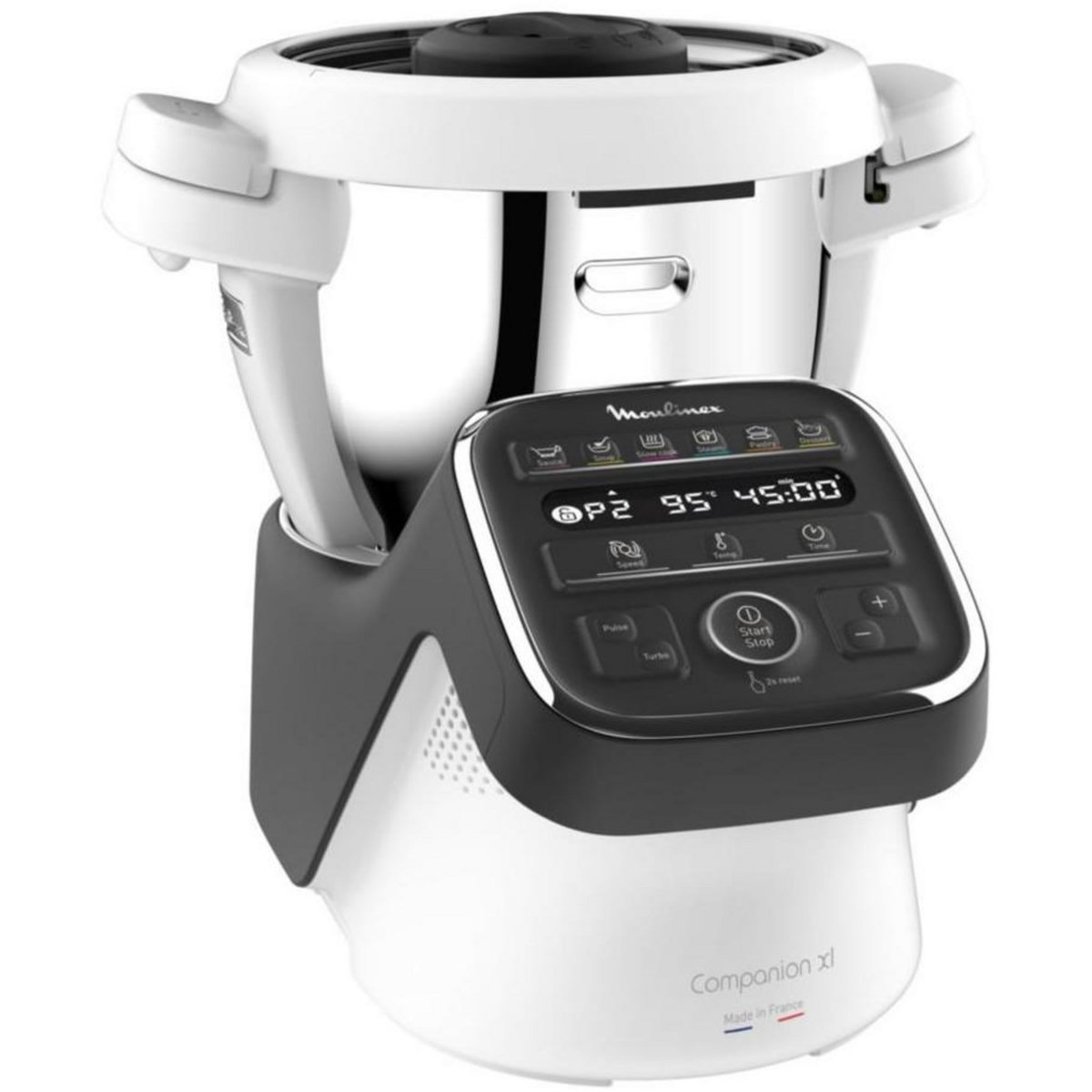 MOULINEX Robot cuiseur multifonctions 3l 1550w noir - hf80c800