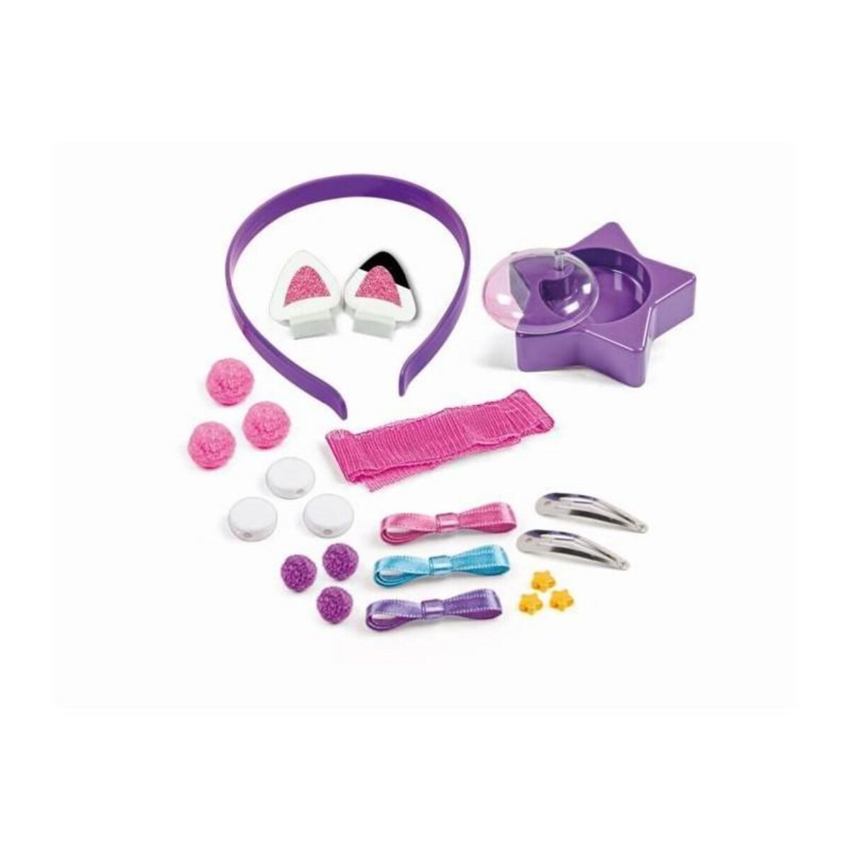 CLEMENTONI Clementoni - Gabby et la Maison Magique - Accessoires cheveux - Serre tete a personnaliser - Des 6 ans