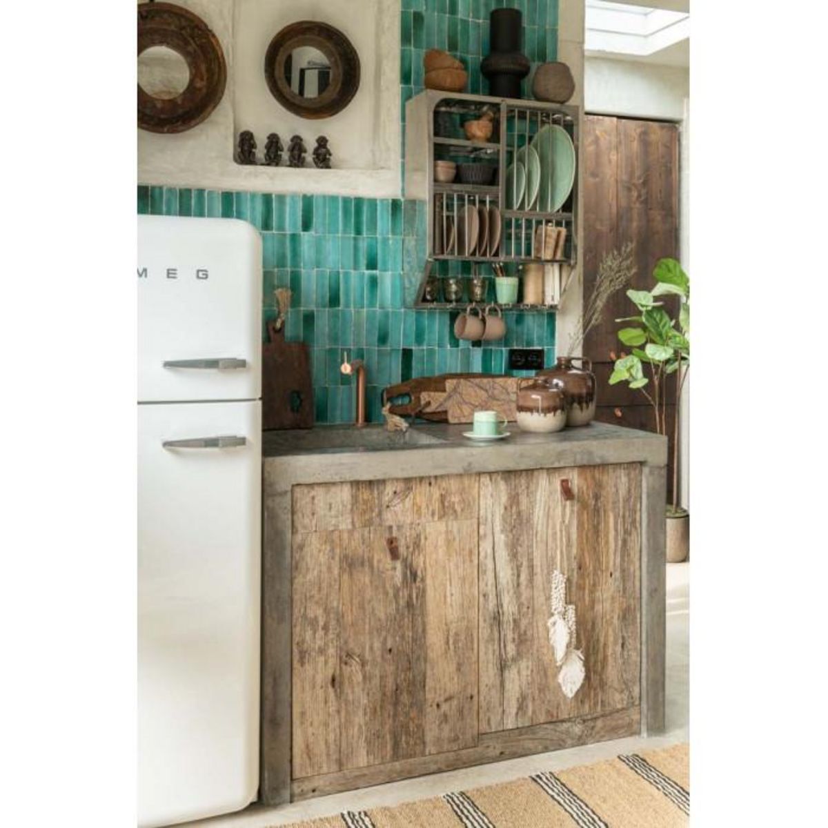 Paris Prix Vase Design en Céramique  Droplet  18cm Marron