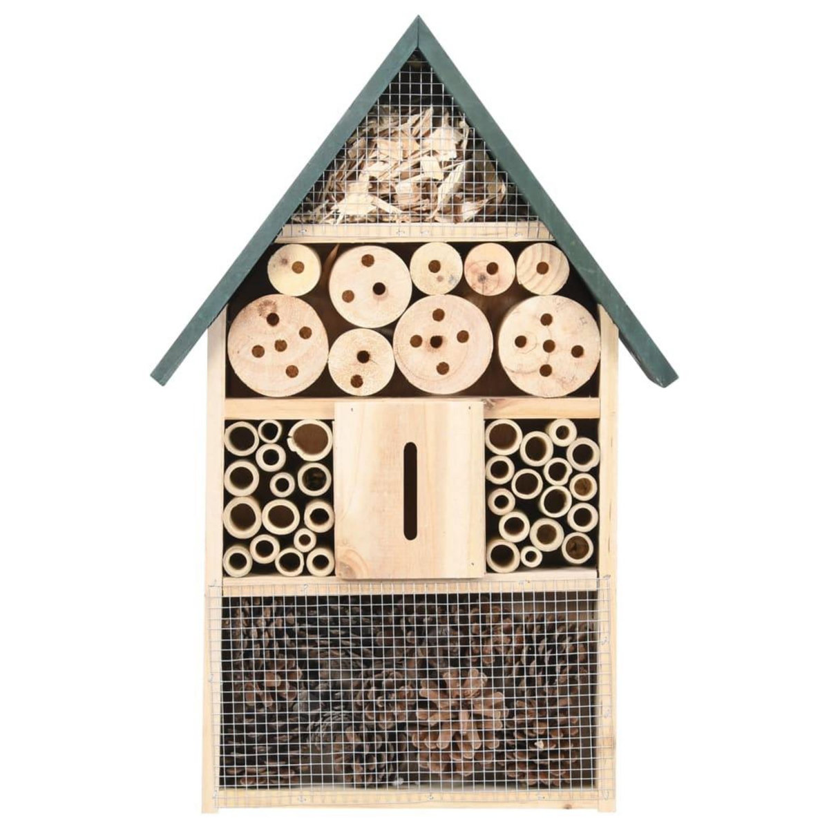 VIDAXL Hotel a insectes 31x10x48 cm Bois de sapin