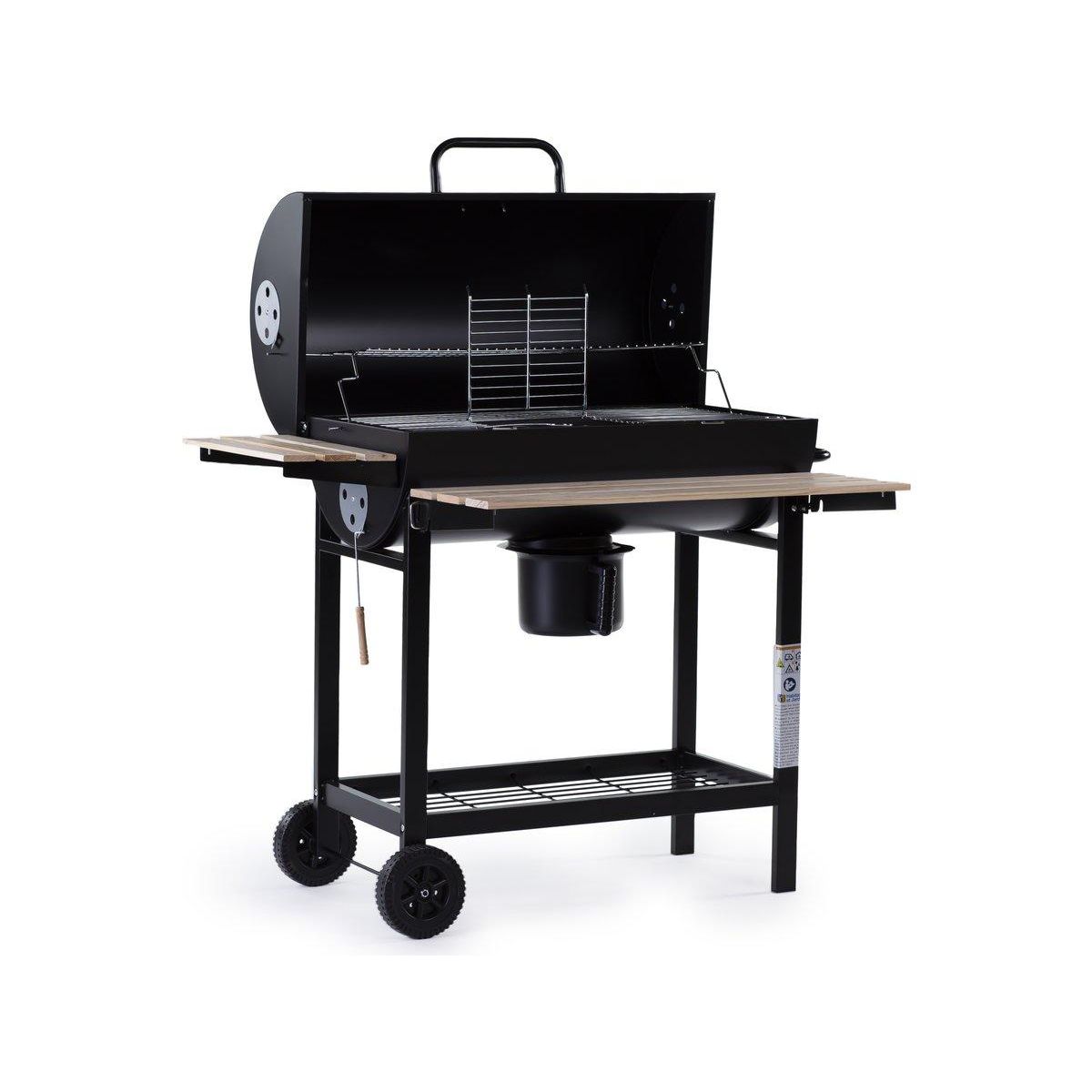 Habitat et Jardin Barbecue XXL charbon de bois  King  - 95 x 63 x 105 cm - Noir