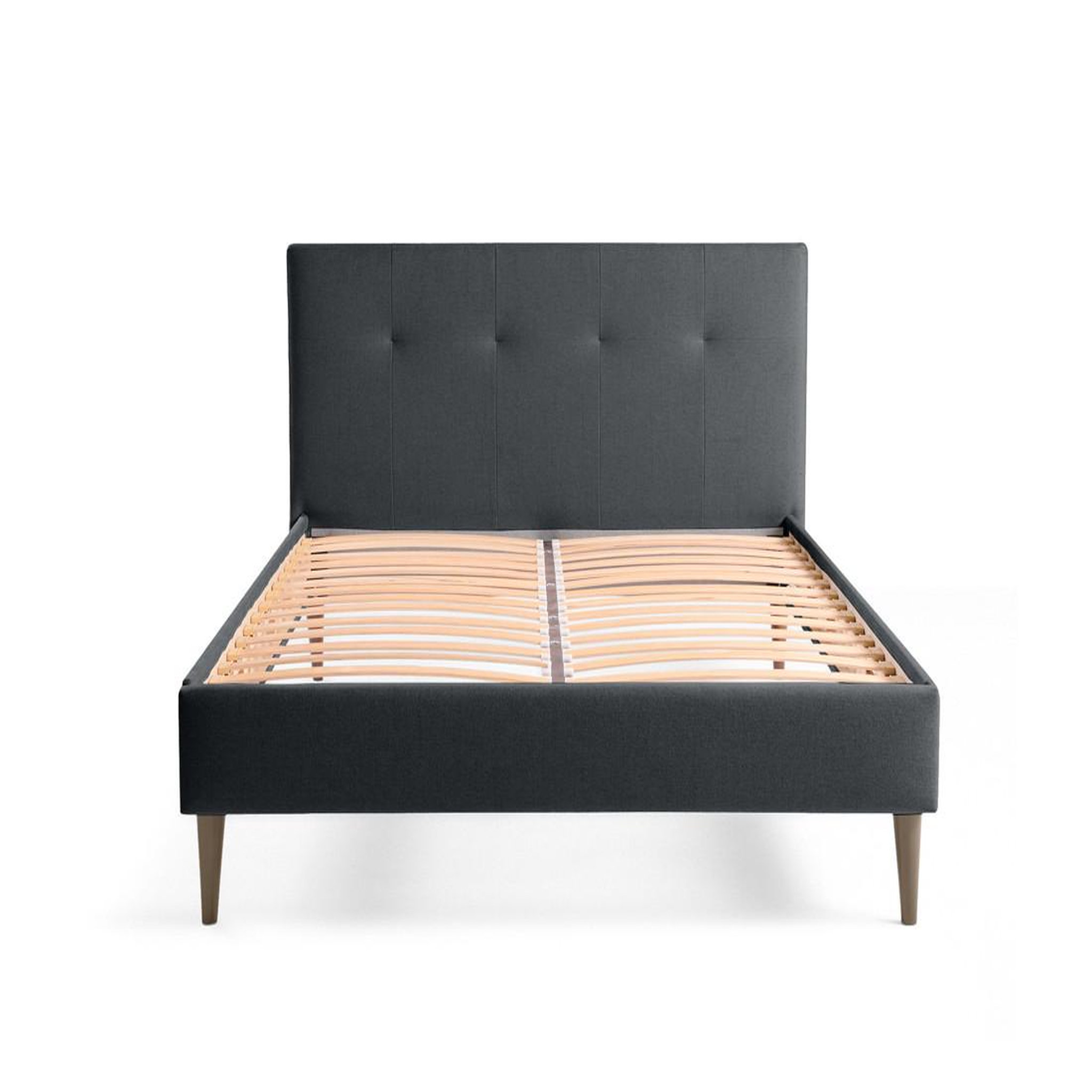 Voir la diapositive 1 : BEST MOBILIER Monet - lit - 160x200 - sommier inclus - en tissu