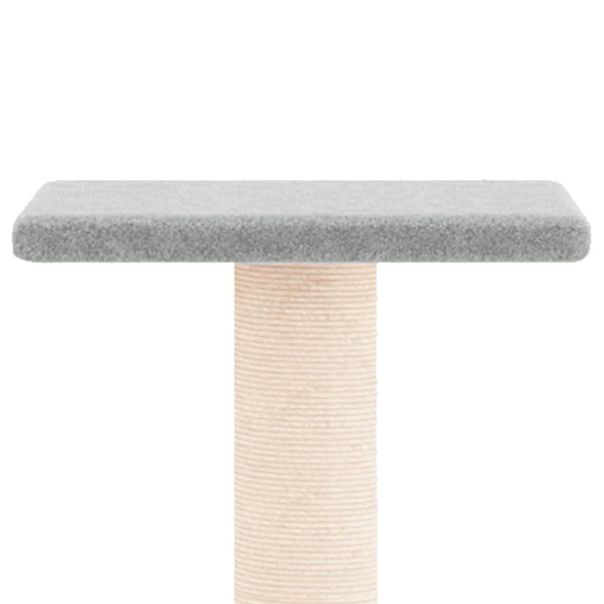 Voir la diapositive 4 : VIDAXL Arbre a chat avec griffoirs en sisal gris clair 73 cm