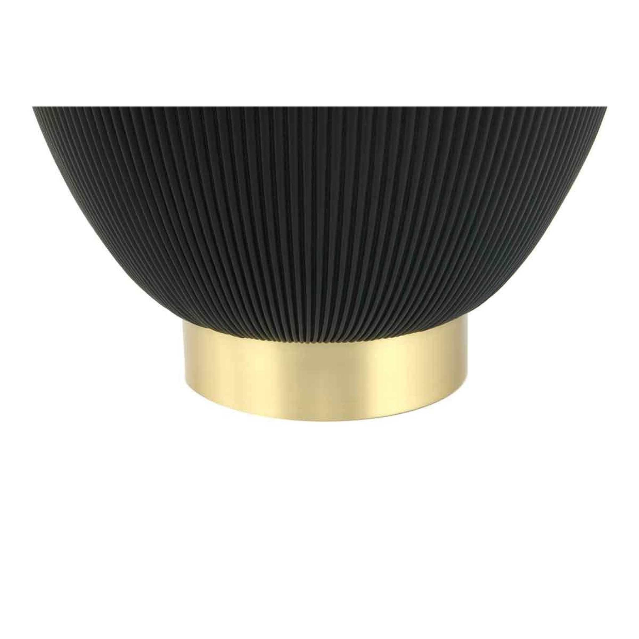 Voir la diapositive 4 : Paris Prix Table d'Appoint Design  Jokai  47cm Noir & Or