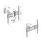 MELICONI Kit 3 support double bras + câble HDMI 3D - Support mural