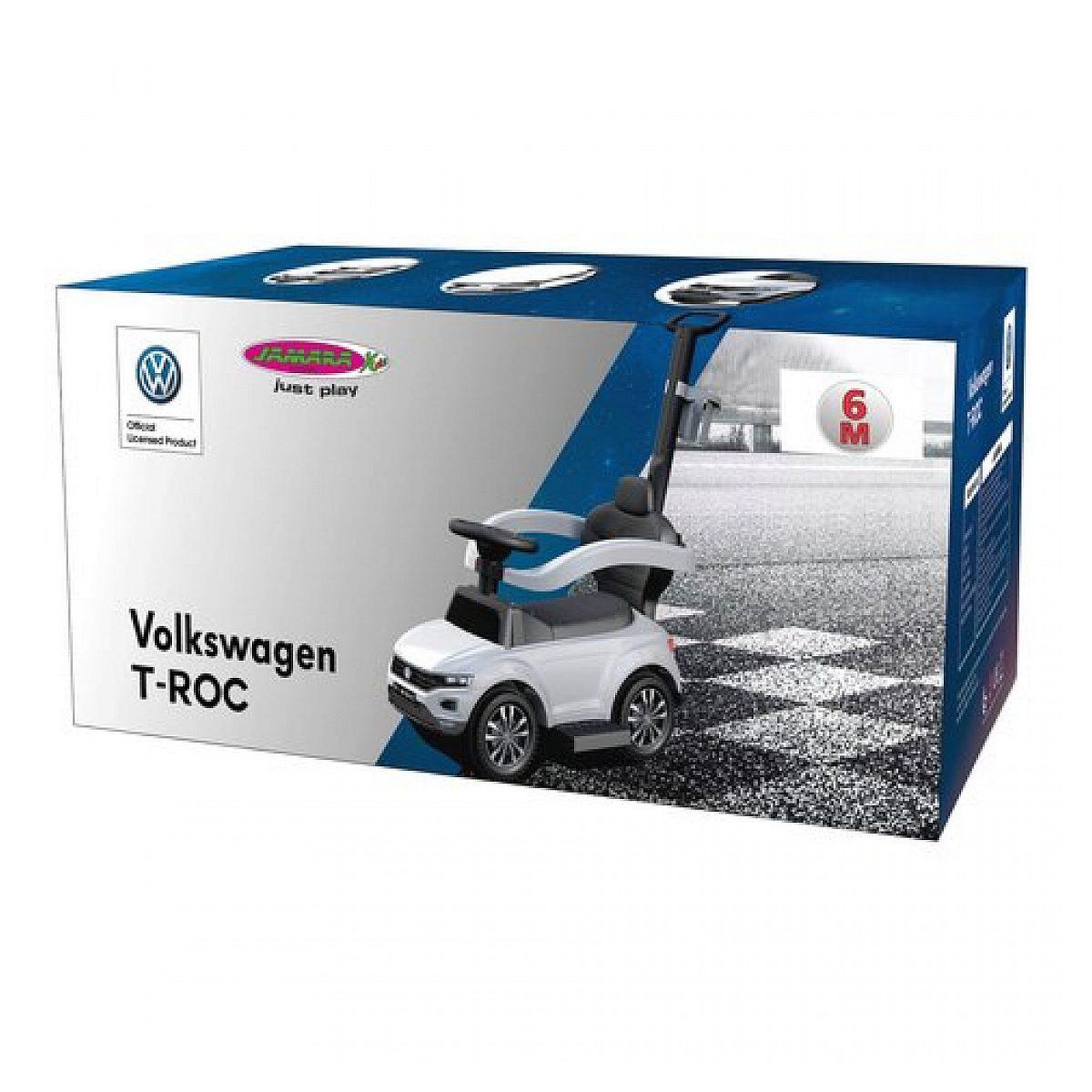 Voir la diapositive 3 : Jamara Push-car vw t-roc 3en1 blanc