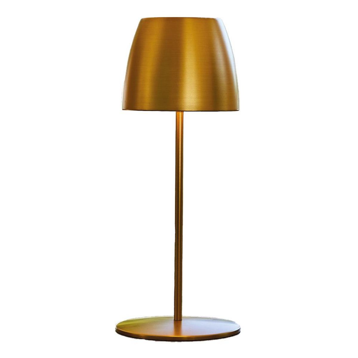 Lumisky Lampe de table sans fil ORLUM Doré Aluminium H30CM