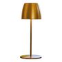 Voir la diapositive 1 : Lumisky Lampe de table sans fil ORLUM Doré Aluminium H30CM