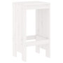 Voir la diapositive 3 : VIDAXL Tabourets de bar lot de 2 blanc 40x36x75 cm bois massif de pin