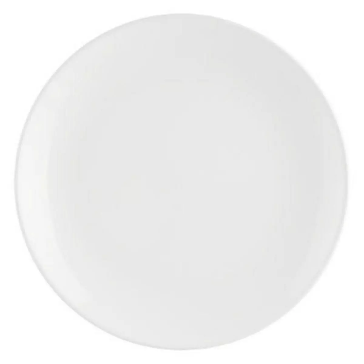  Lot de 6 Assiettes Plates  Colorama  26cm Blanc