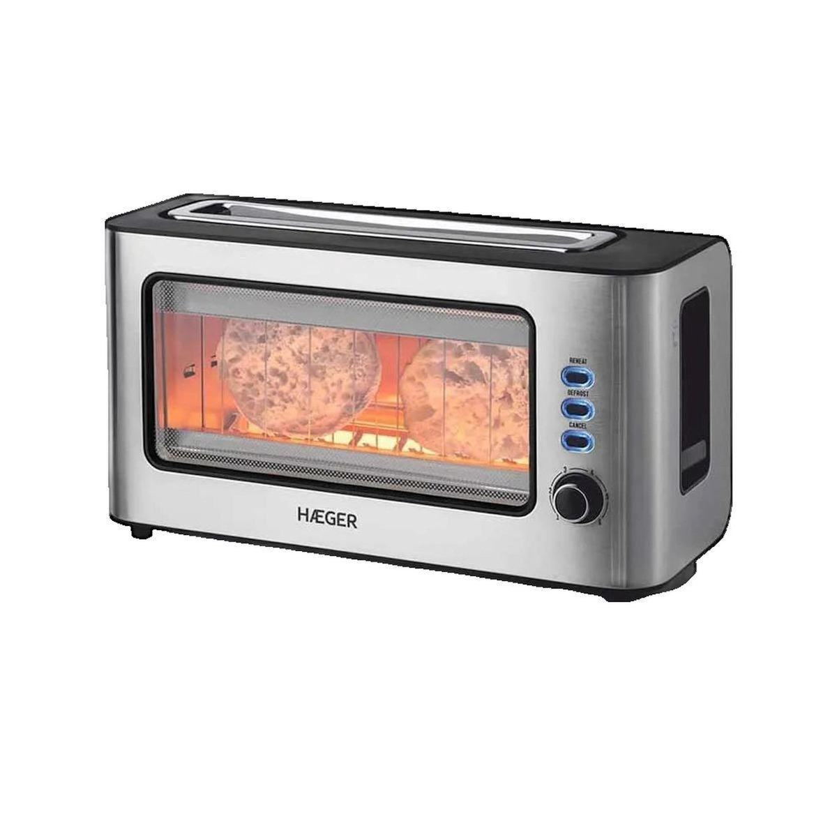 HAGER Grille-pain Haeger TO-100.014A noir