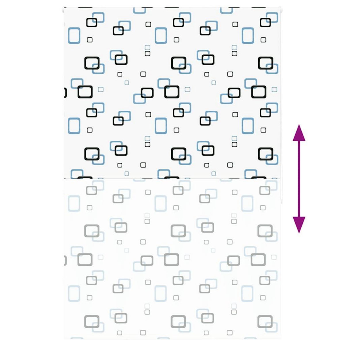 VIDAXL Store enrouleur de douche 150x240 cm largeur du tissu 146 cm