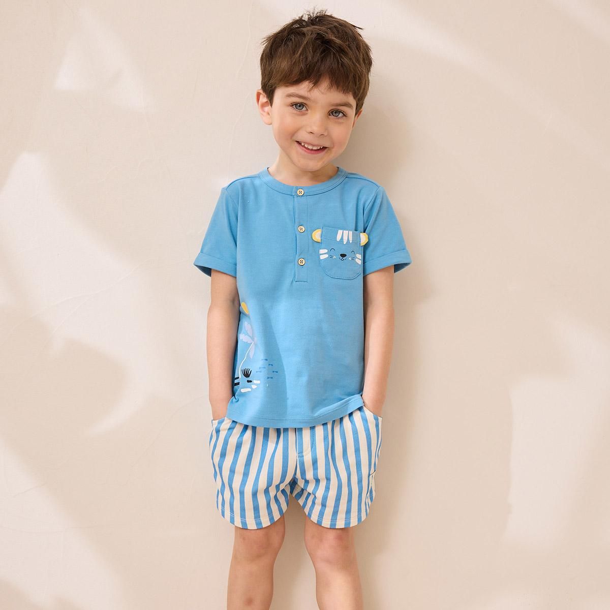 Petit Béguin Ensemble enfant t-shirt et short Biscarosse