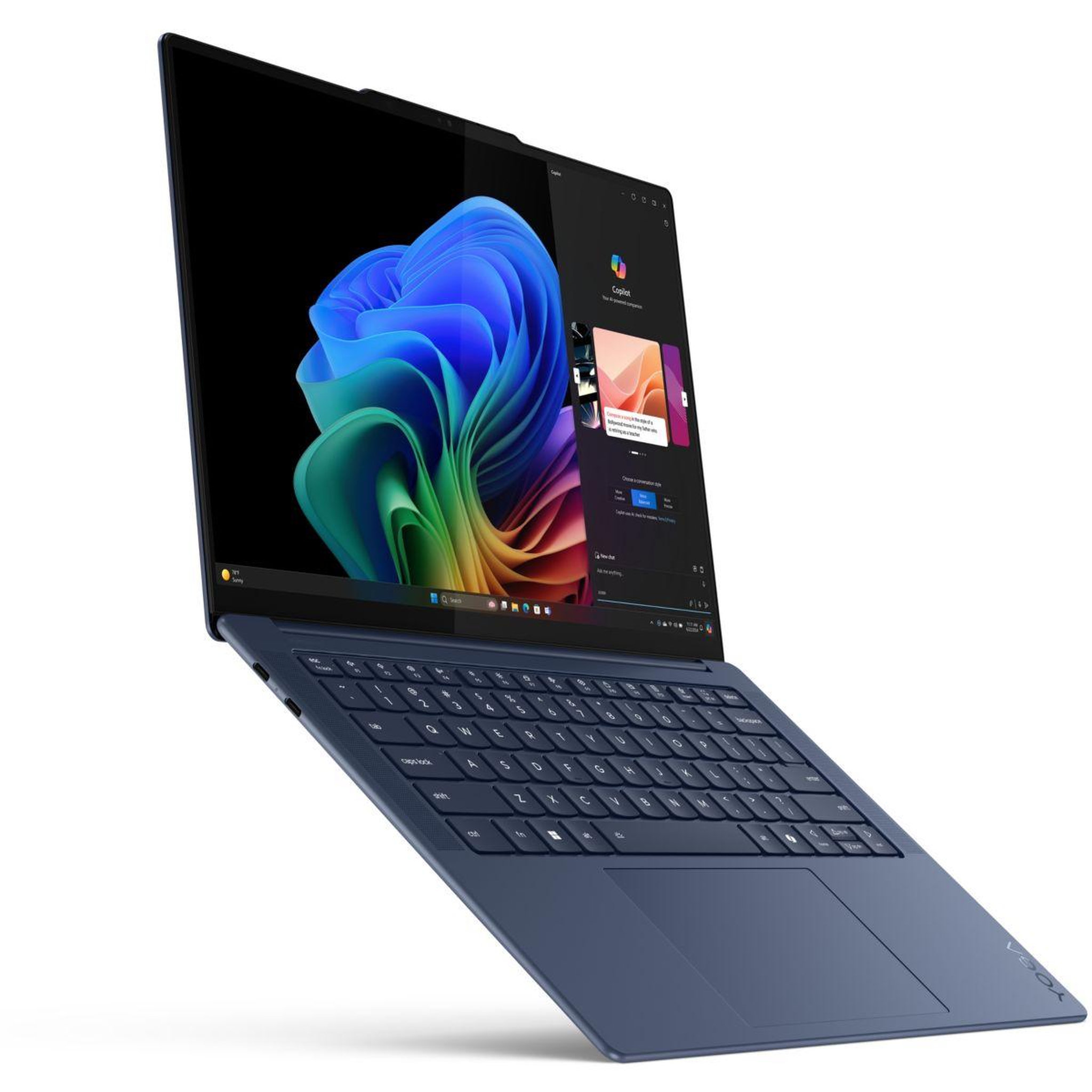 Voir la diapositive 2 : Lenovo Ordinateur portable Yoga Slim 7x 14Q8X9 OLED Copilot+PC