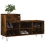Voir la diapositive 3 : VIDAXL Armoire a chaussures Chene fume 102x36x60 cm Bois d'ingenierie