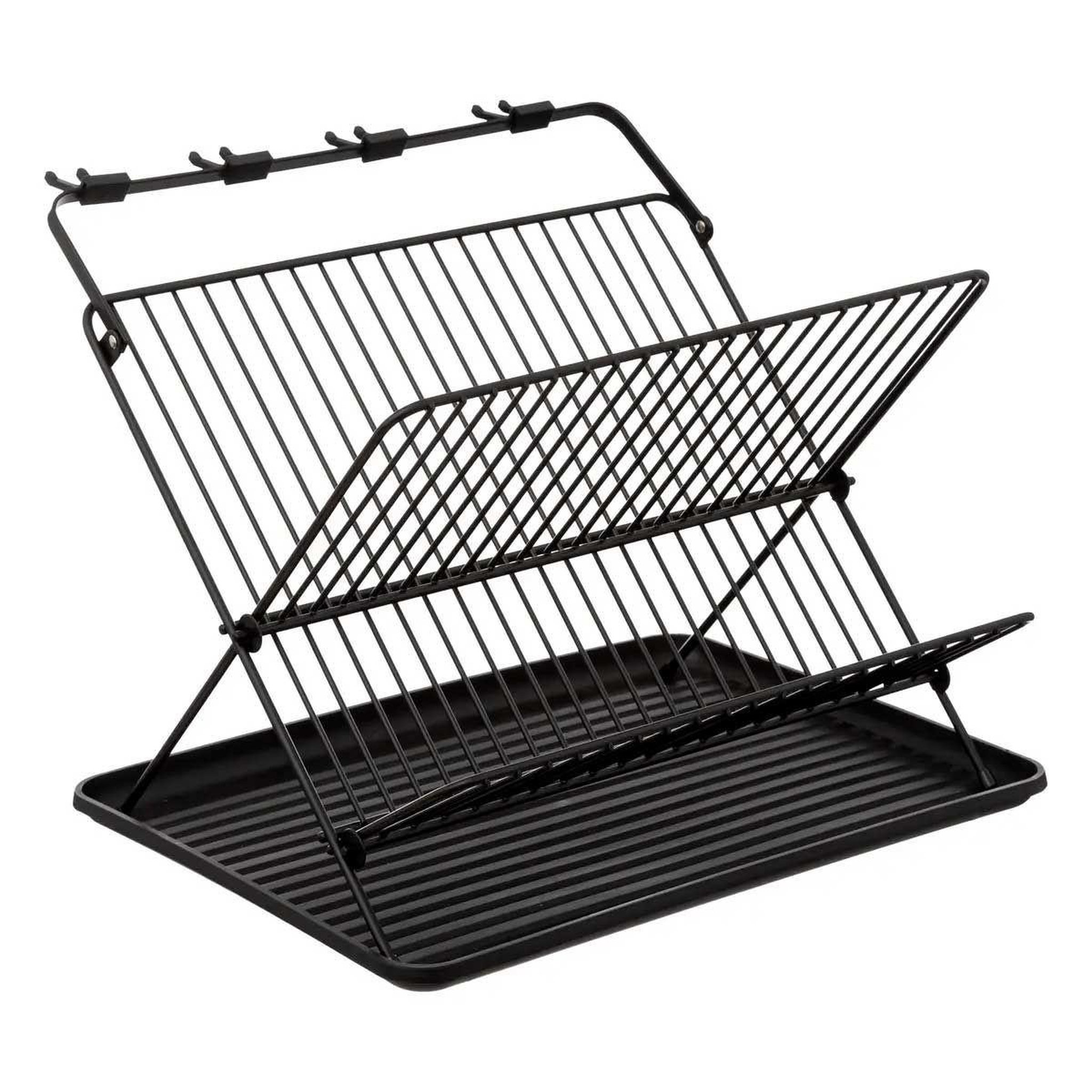 FIVE Égouttoir 2 Niveaux  Pliable  42cm Noir