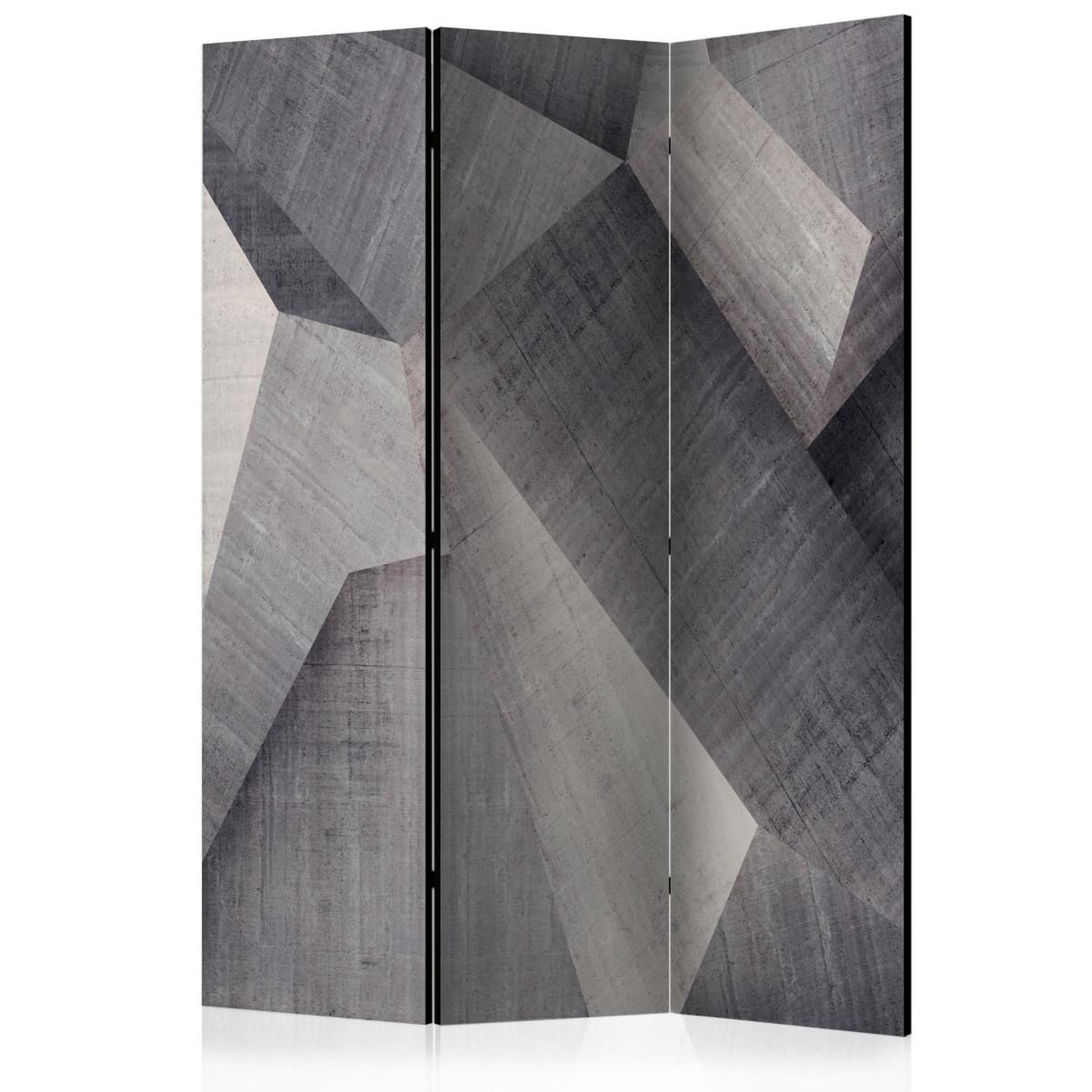Paris Prix Paravent 3 volets  abstract concrete blocks  135x172cm