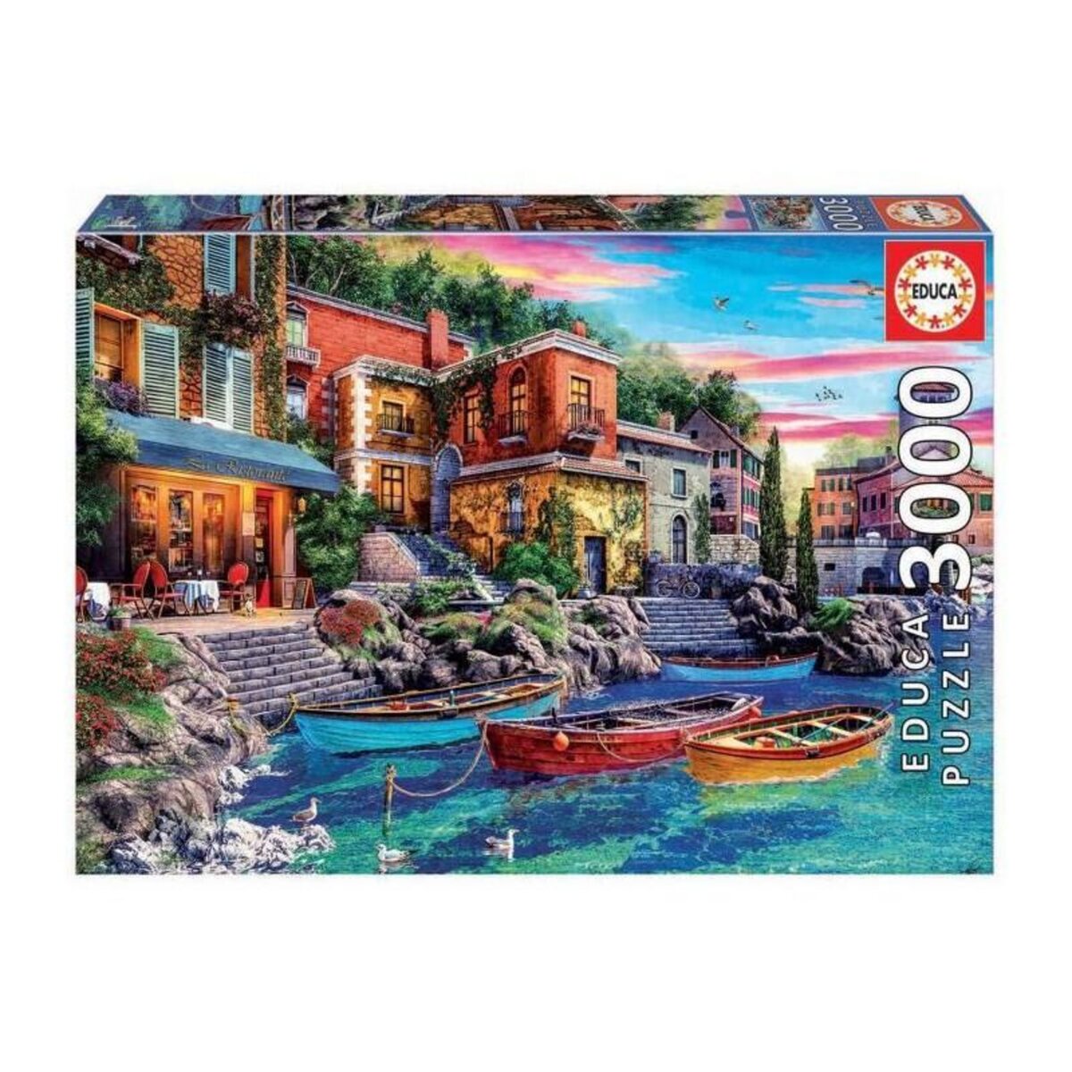 EDUCA EDUCA - Puzzle - 3000 Coucher du soleil a Côme