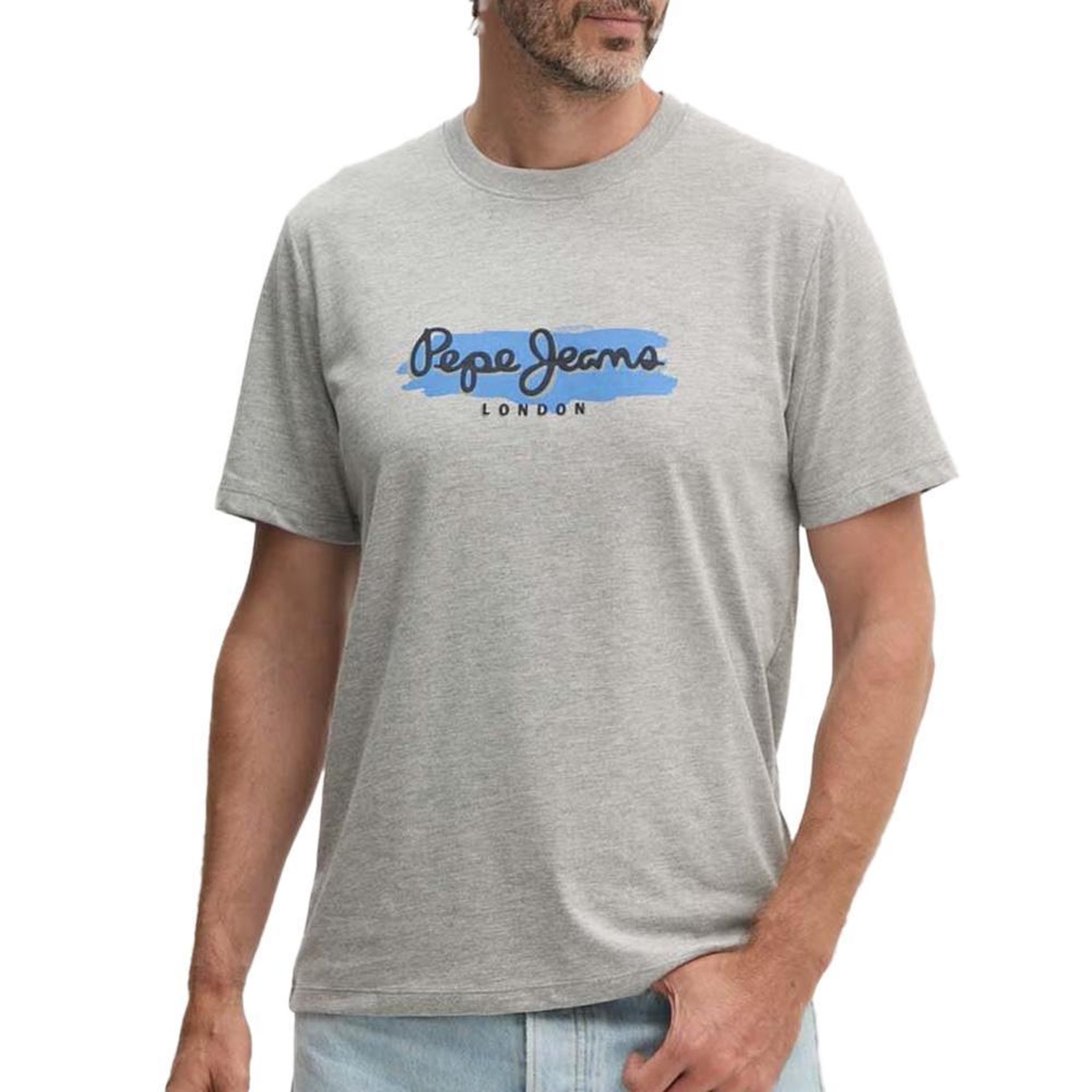 Pepe Jeans T-shirt Gris Homme Pepe jeans Arsham. Coloris disponibles : Gris