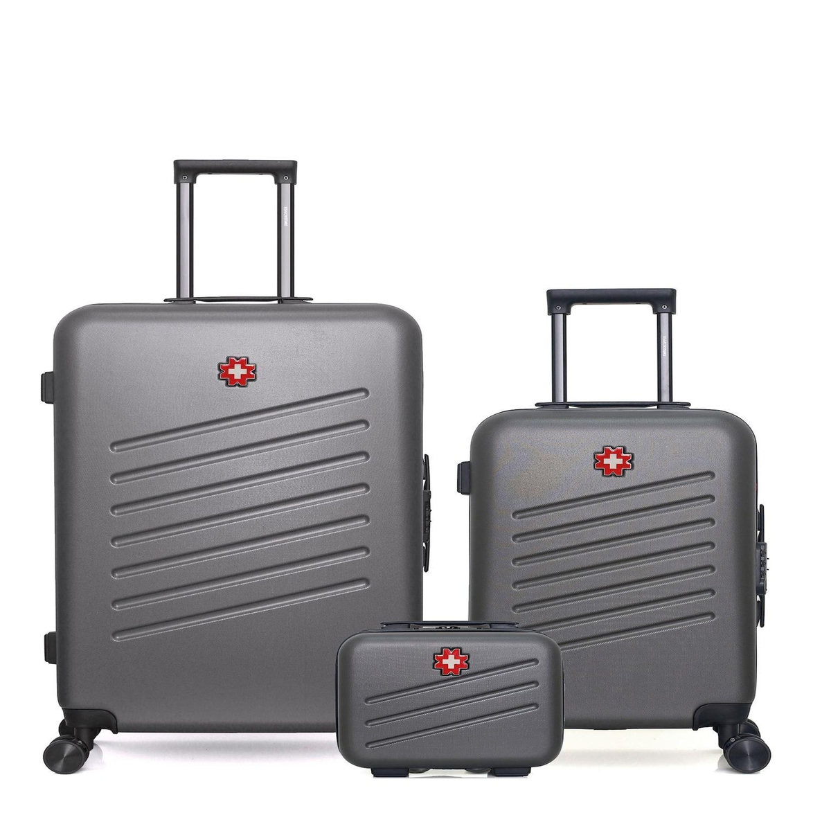 SWISS KOPPER SWISS KOPPER - LOT DE 3 - Valises grand format, cabine et vanity ZURICH