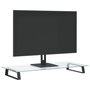 Voir la diapositive 3 : VIDAXL Support de moniteur noir 80x35x8 cm verre trempé et métal