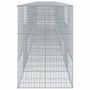 Voir la diapositive 4 : VIDAXL Panier gabion avec couvercle 900x100x150 cm fer galvanise