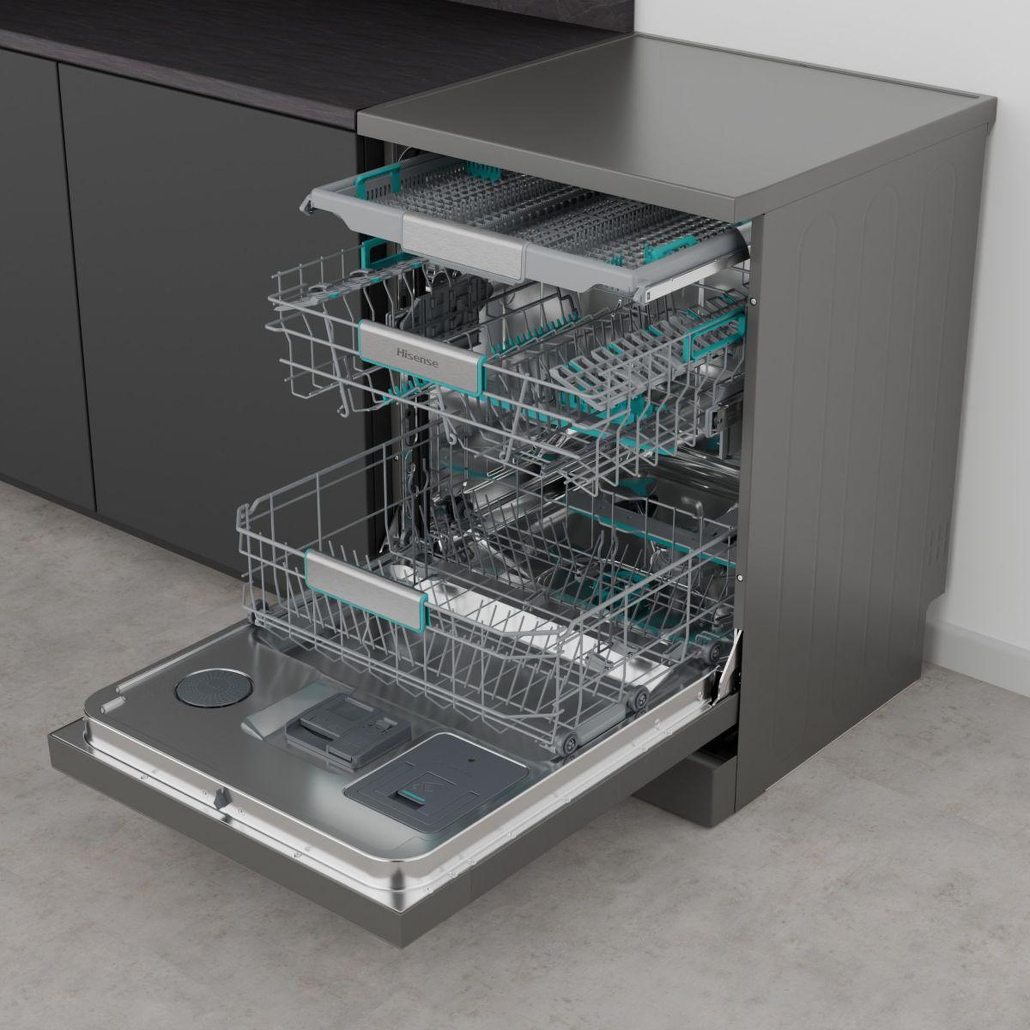 Voir la diapositive 2 : Hisense Lave vaisselle 60 cm hs693a90xad