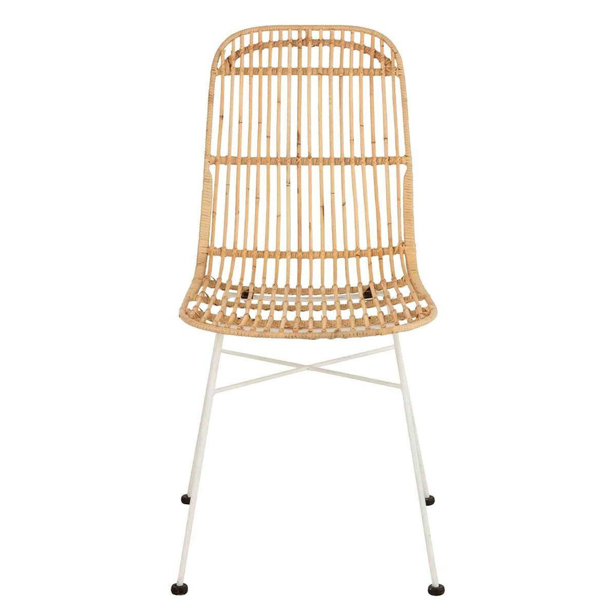 Paris Prix Chaise Design en Rotin  Ema  88cm Naturel