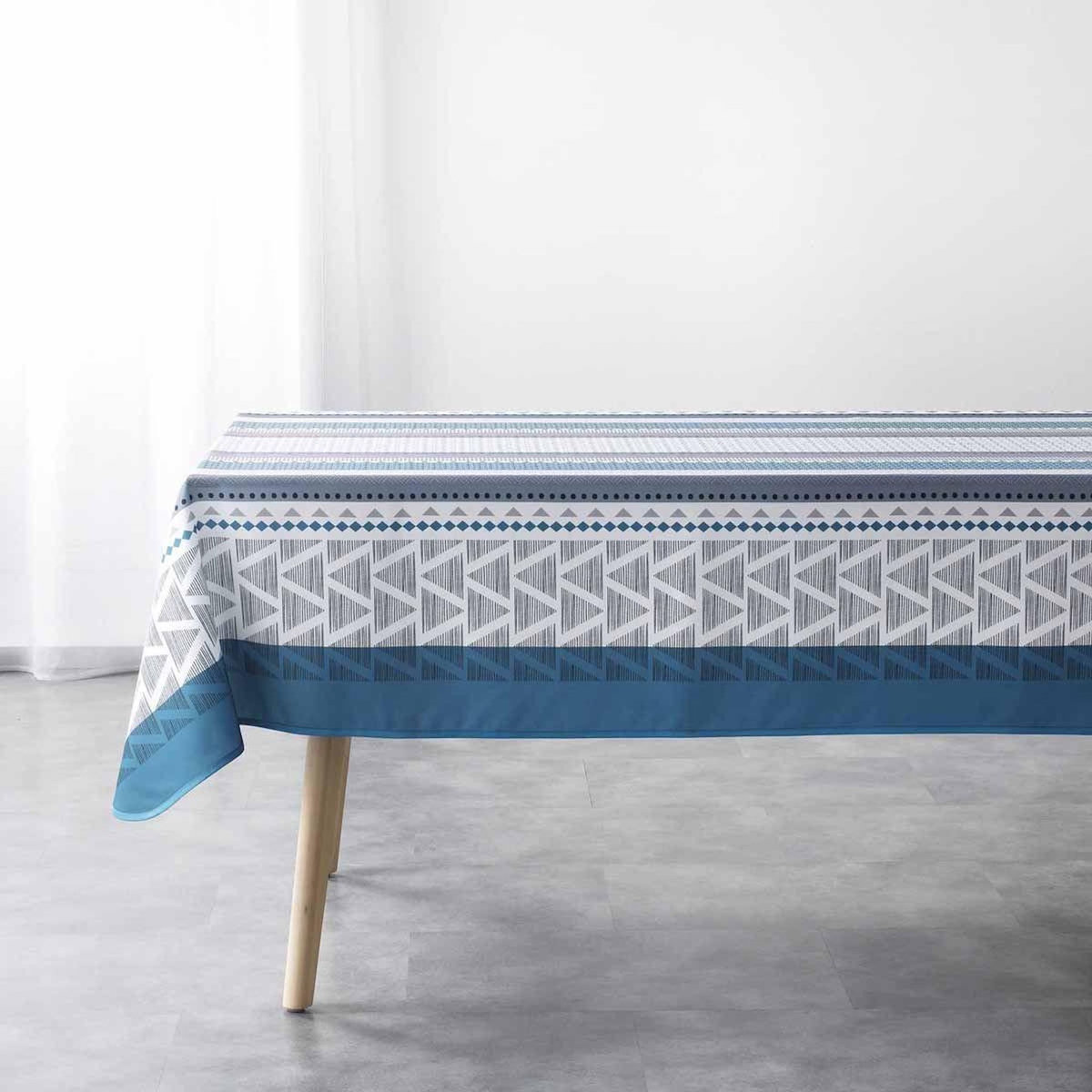 Paris Prix Nappe Antitache  Pacome  150x240cm Bleu