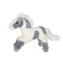 GIPSY Peluche sonore cheval blanc et gris 40 cm