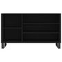 Voir la diapositive 4 : VIDAXL Armoire a chaussures Noir 102x36x60 cm Bois d'ingenierie
