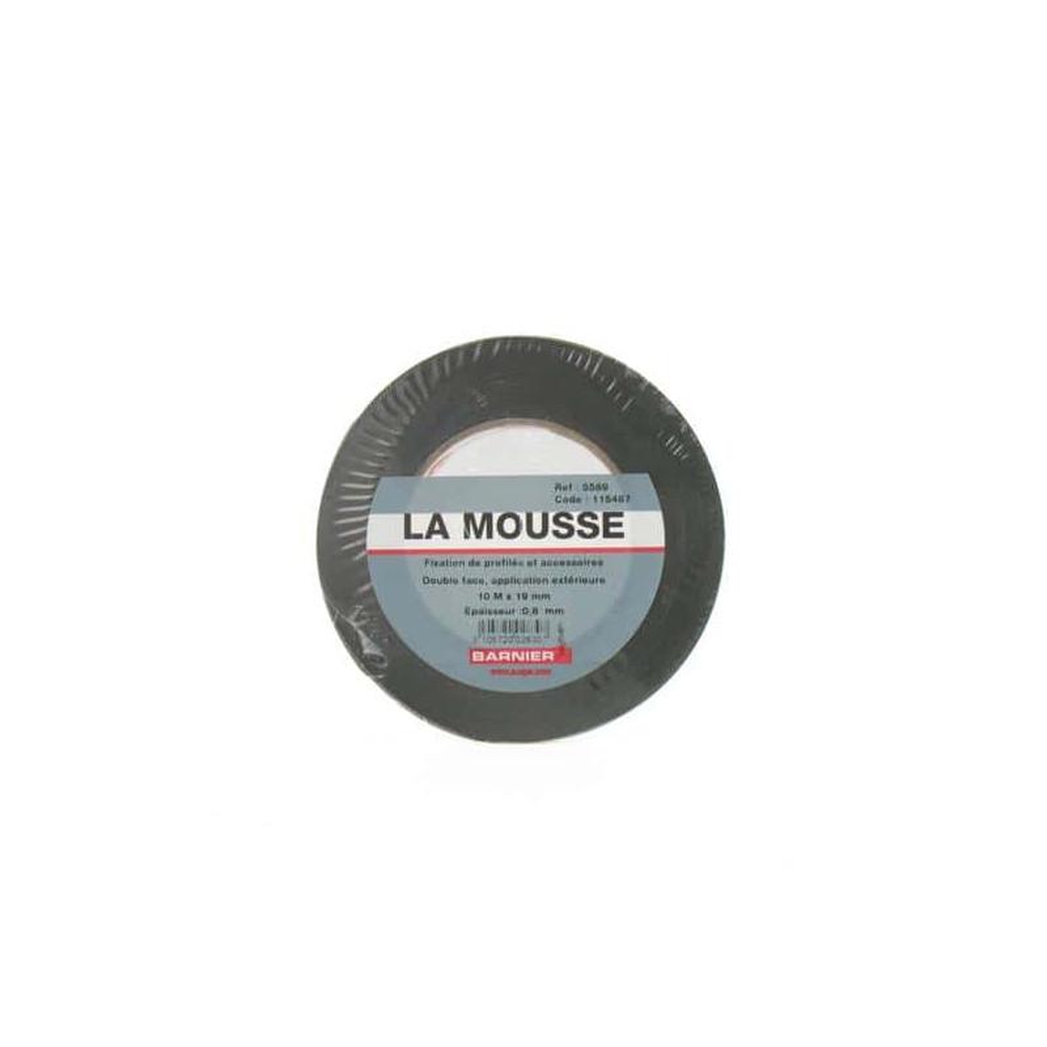 Voir la diapositive 2 : Scapa Double face mousse noir scapa 5589 19mm x 10m x 5