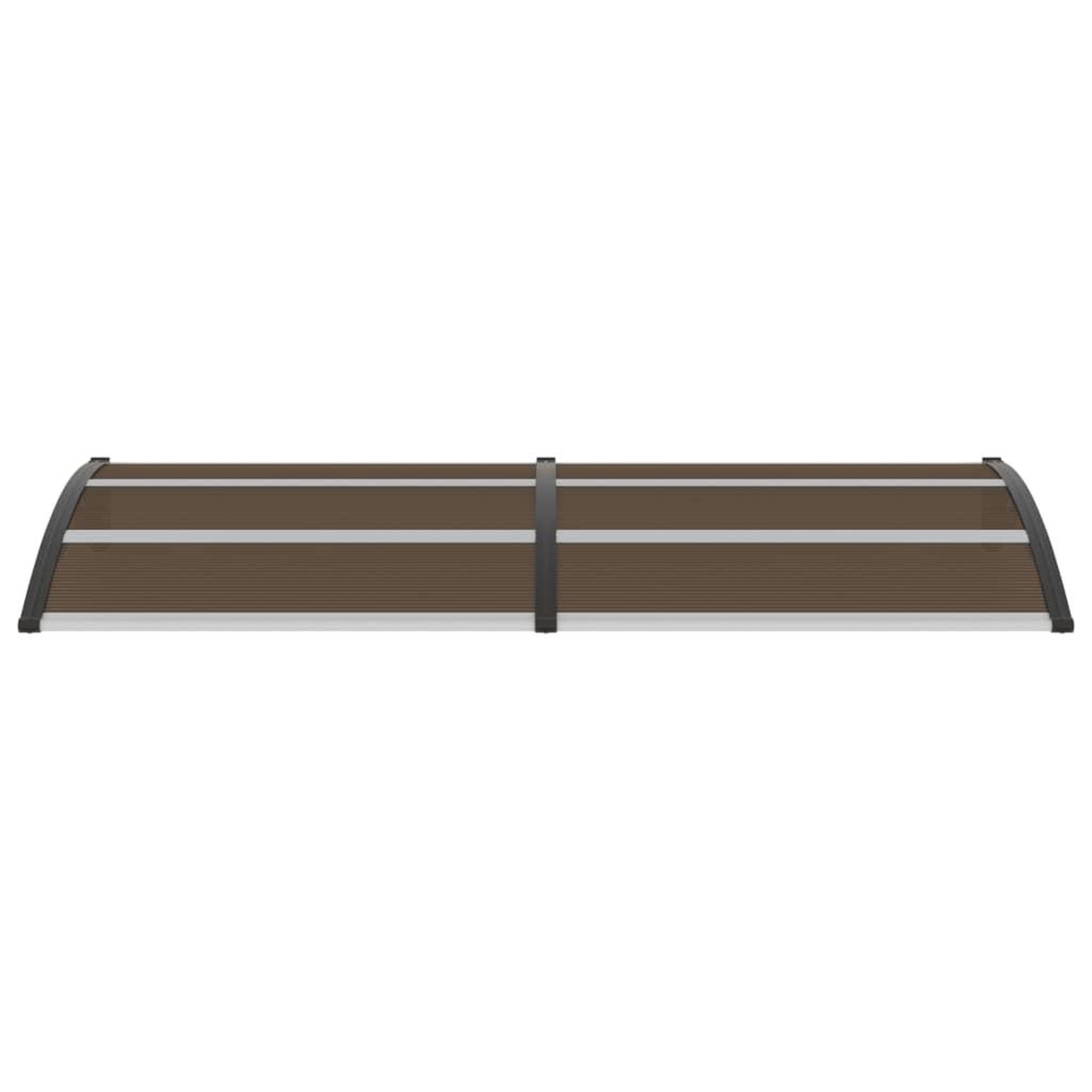 Voir la diapositive 2 : VIDAXL Auvent de porte Noir 240x100 cm PC