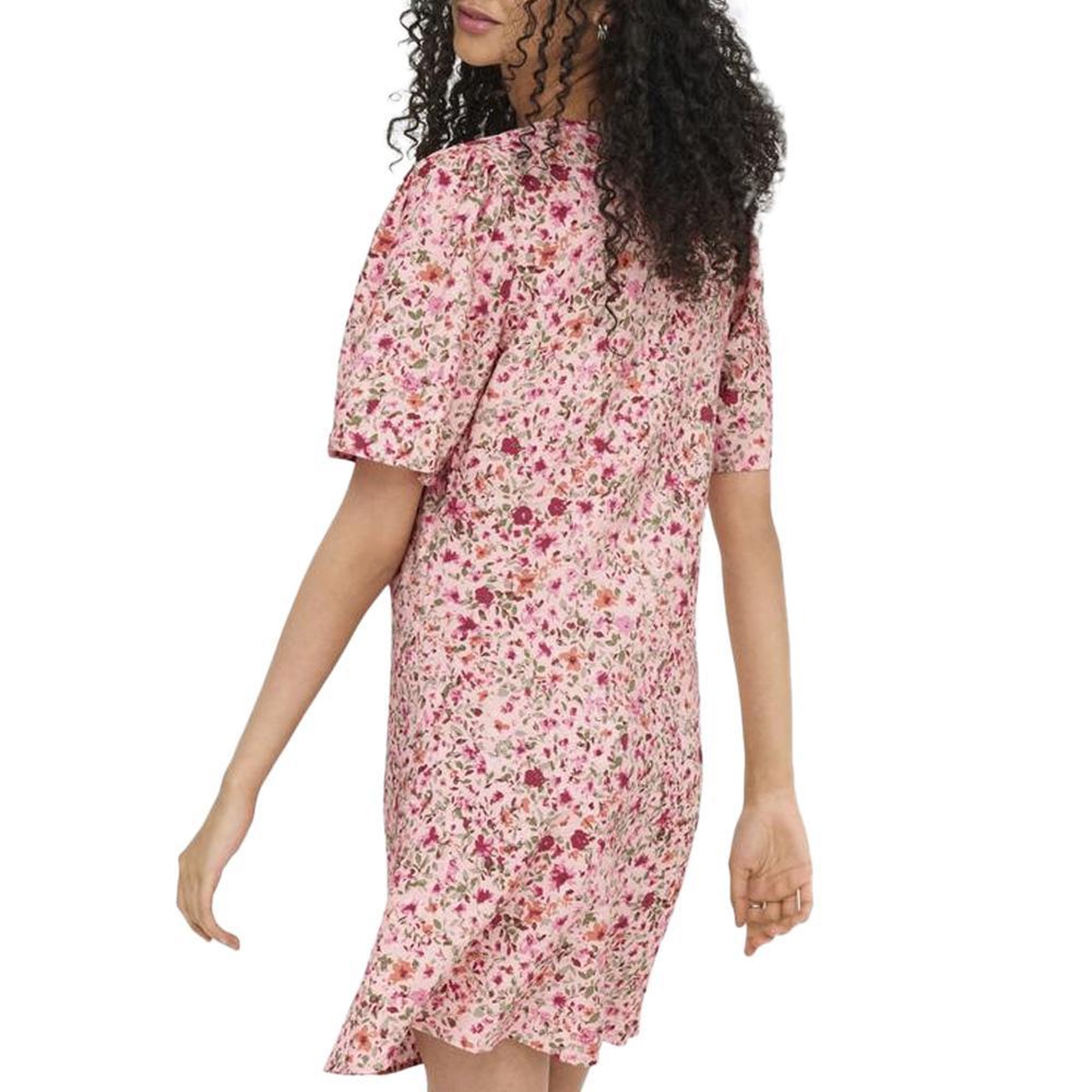 Voir la diapositive 2 : JACQUELINE DE YONG Robe Rose à Fleurs Femme JDY Carrie
