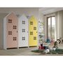 Voir la diapositive 2 : Paris Prix Pack - 3 Armoires Enfant  Casami Bruges  171cm Rose, Blanc & Jaune