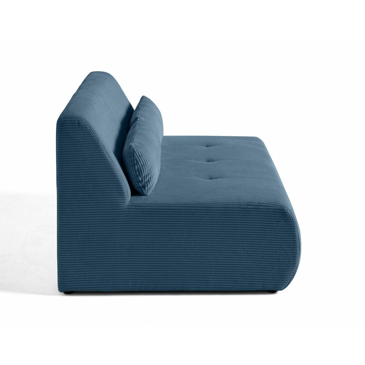 LISA DESIGN Onyx - canapé droit 2 places - en velours côtelé