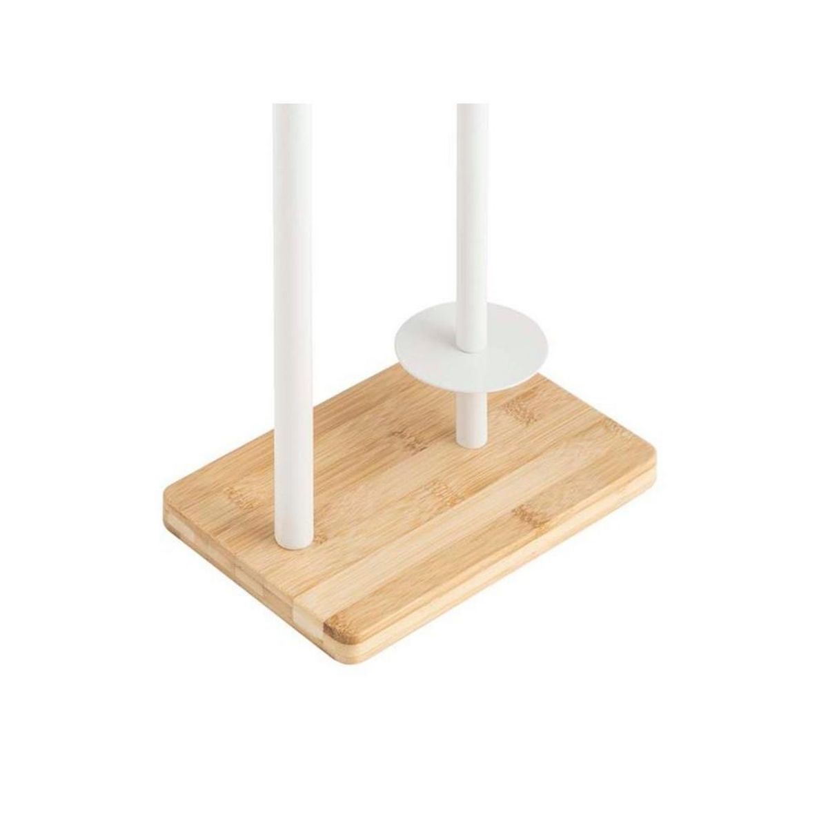 Douceur d'Intérieur Dérouleur papier WC blanc avec réserve et porte téléphone