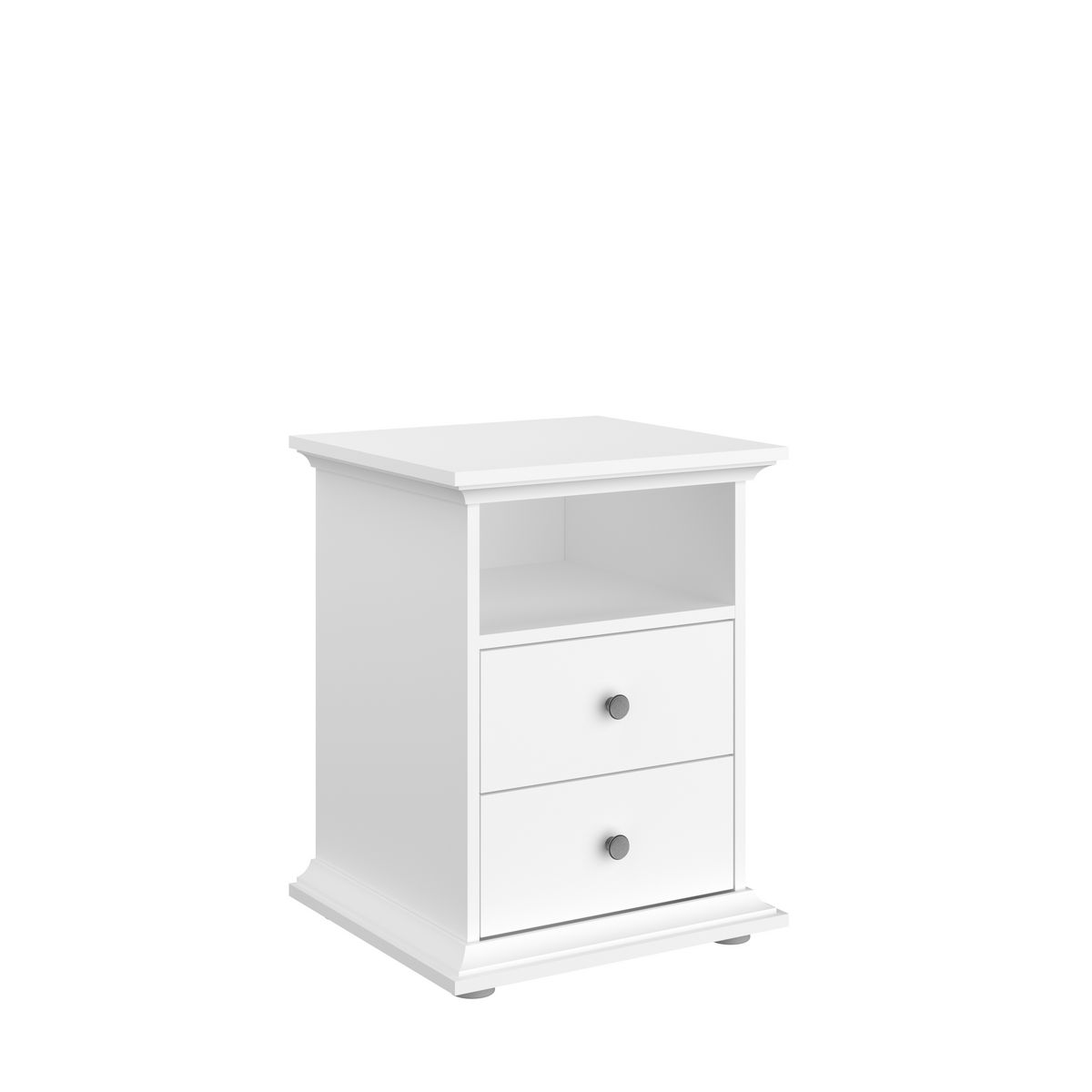 Chevet 1 niche 2 tiroirs L45cm NESRINE