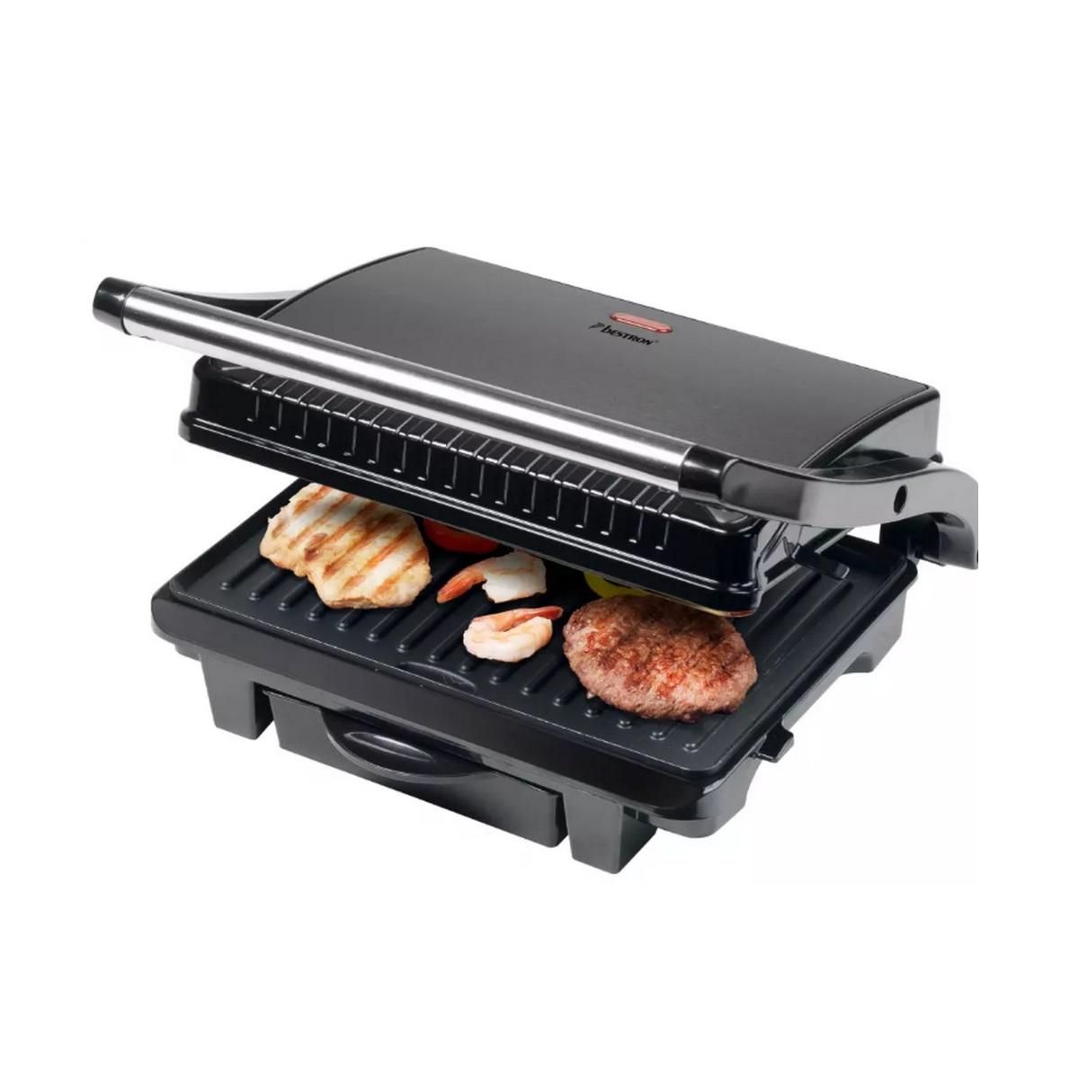 Bestron Appareil à panini 1000w noir - ASW113TG