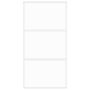 Voir la diapositive 4 : VIDAXL Porte coulissante blanc 102,5x205 cm verre trempe aluminium