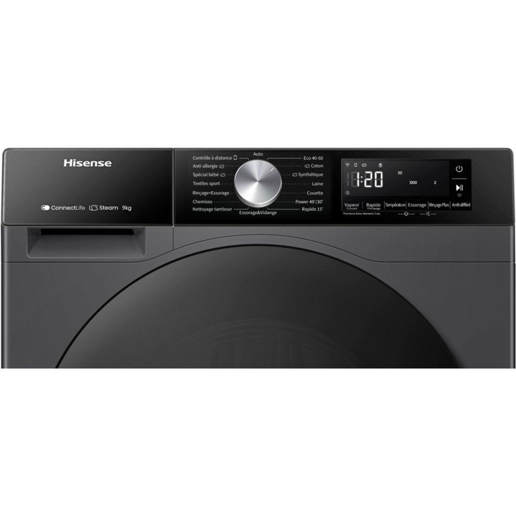 Voir la diapositive 4 : Hisense Lave linge hublot wf3s9043bb3