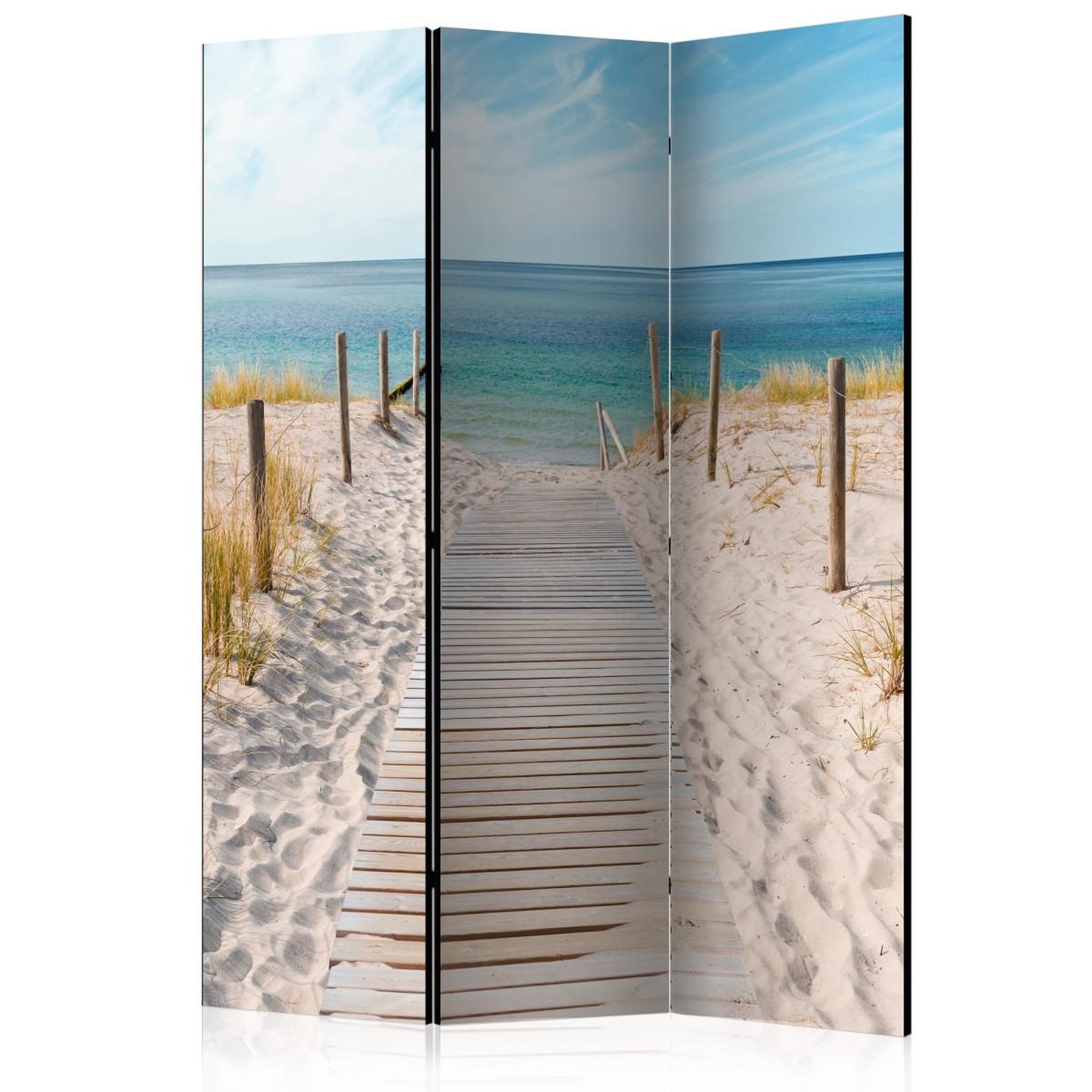 Paris Prix Paravent 3 volets  holiday at the seaside  135x172cm