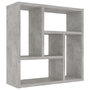 Voir la diapositive 2 : VIDAXL Etagere murale Gris beton 45,1x16x45,1 cm Bois d'ingenierie