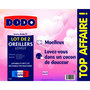 Voir la diapositive 2 : DODO Lot de 2 oreillers moelleux en microfibre LOVELY