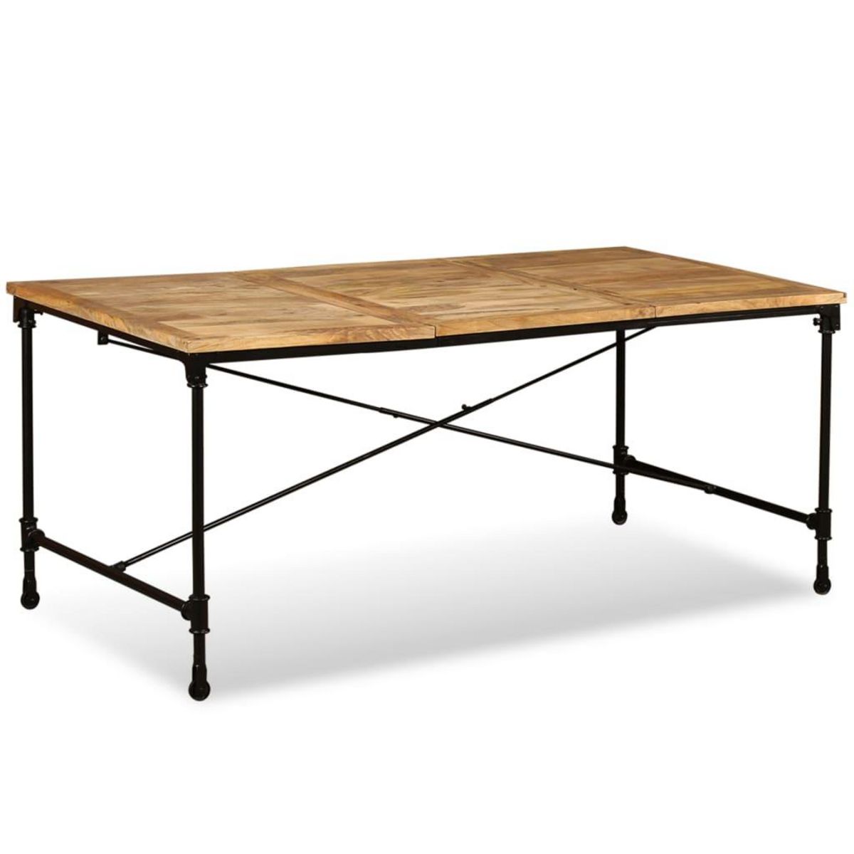 VIDAXL Table a manger Bois de manguier massif 180 cm
