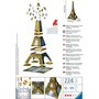 RAVENSBURGER Puzzle 3D 216 pièces Tour Eiffel