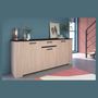 Voir la diapositive 6 : Buffet 3 Portes 1 Tiroir L182 cm LOLA